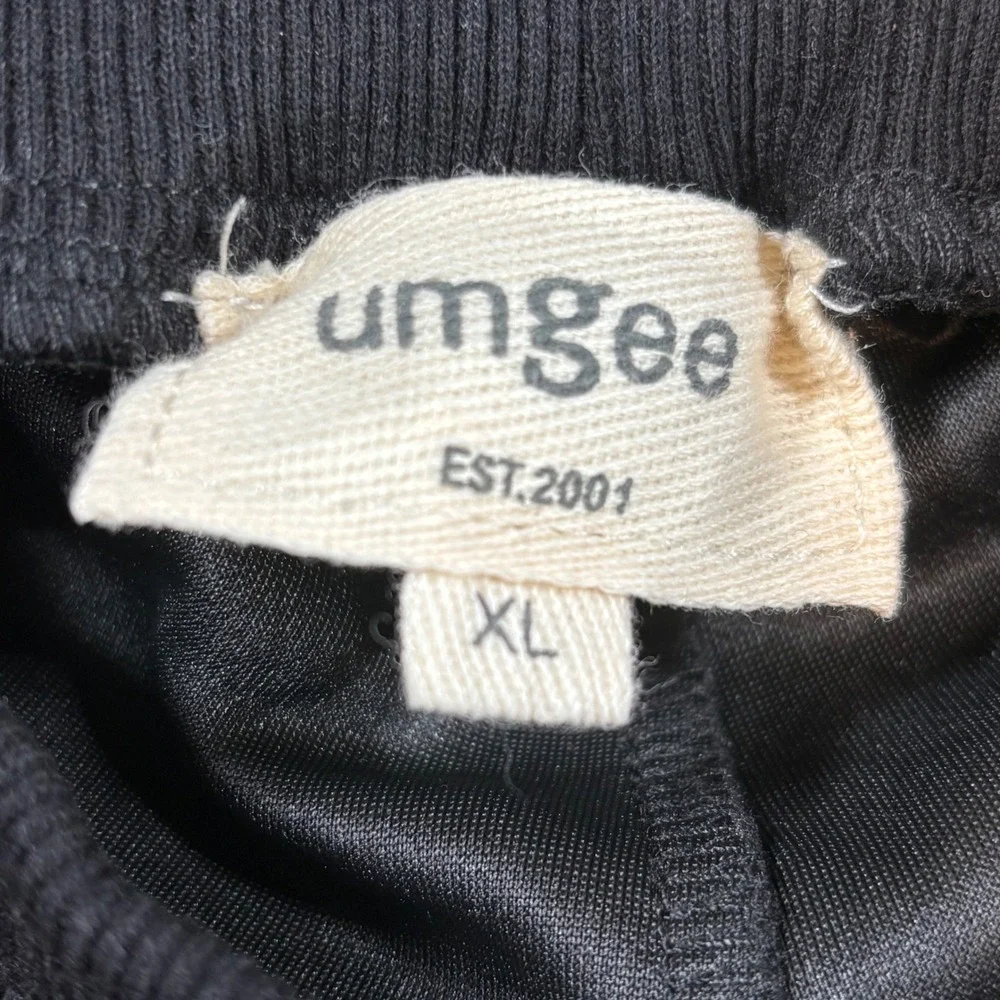 Umgee Black Wide Leg Pintuck Lounge Pants Drawstring High Rise XL WC4017 - Picture 3 of 7